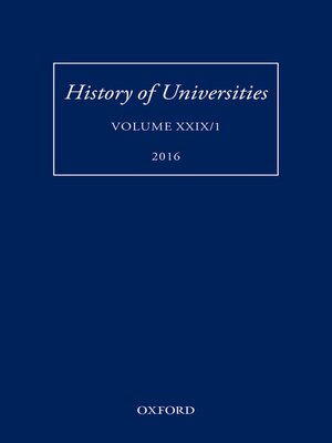 cover image of History of Universities
